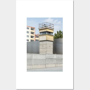 Former watchtower, Berlin Wall Memorial, Bernauer Strasse, Berlin Posters and Art